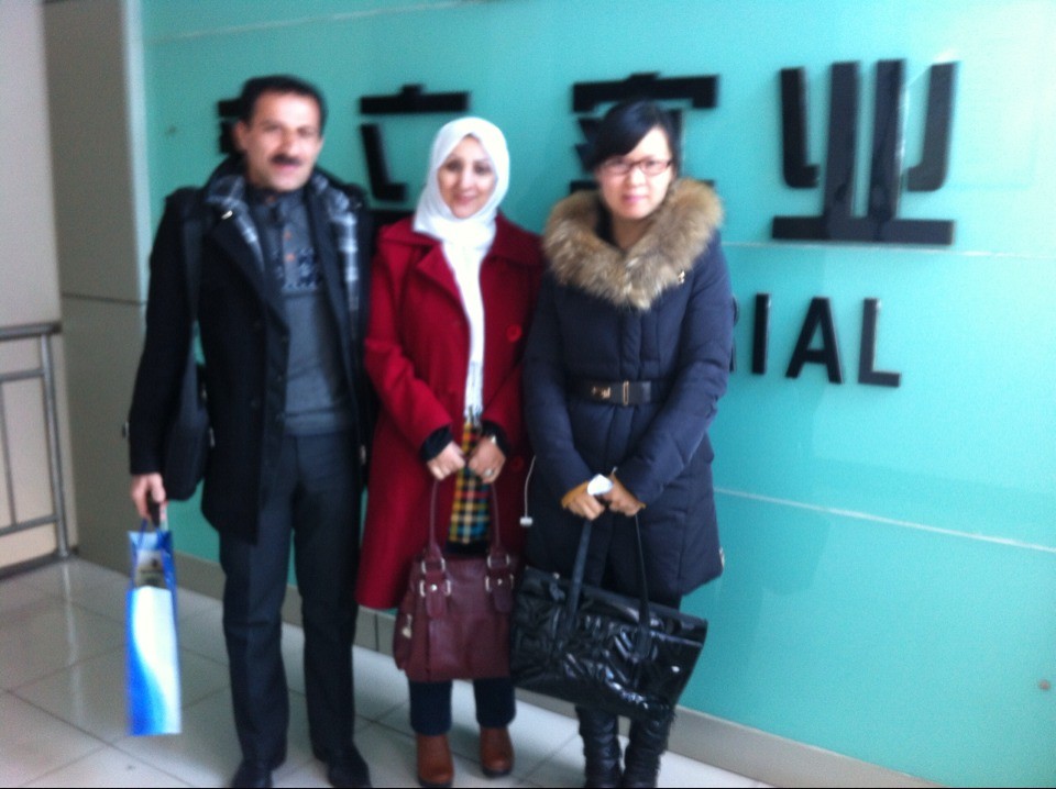 Customer from Iran visited our company on 19th Feb, 2014